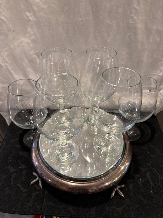 Vintage Other - Vintage set of 6 jumbo Brandy sniffer set